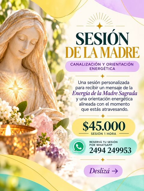 Sesión canalizada con la Madre Sagrada 
