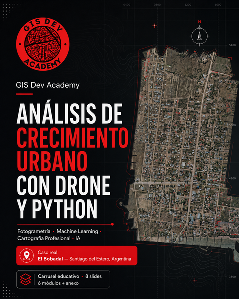 Análisis de Crecimiento Urbano con Drone y Python