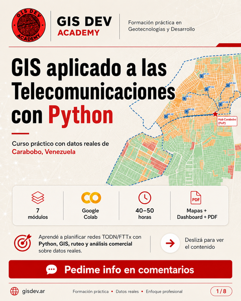 GIS Aplicado a las Telecomunicaciones con Python