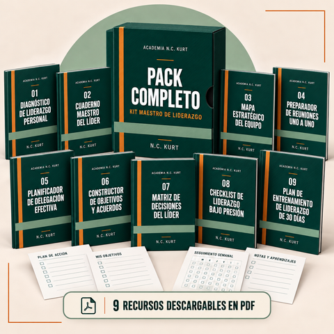 Pack - Kit Maestro de Liderazgo (9 en 1)