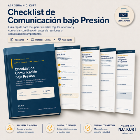Checklist de Comunicación bajo Presión