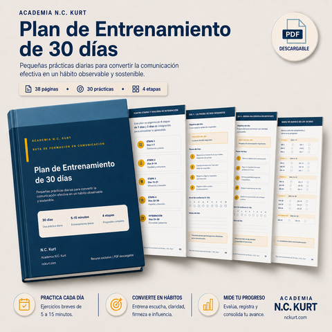 Plan de entrenamiento en comunicación de 30 días