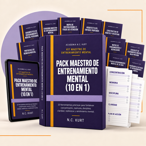 Pack Kit Maestro de Entrenamiento Mental (10 en 1)