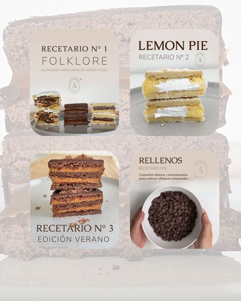 Recetarios N°1,N°2,N°3 y N°4