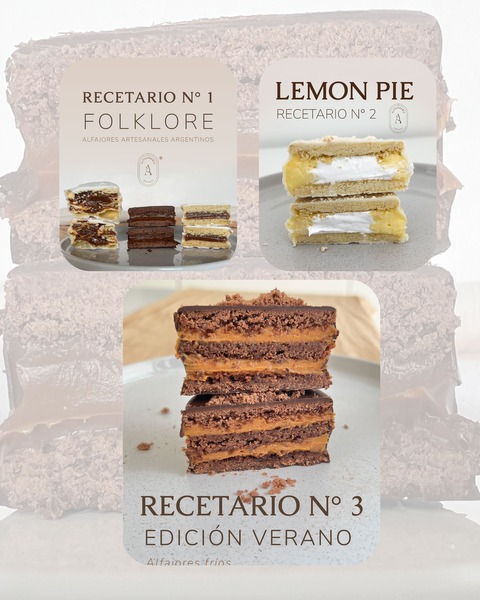 Recetario N°1,N°2 y N°3
