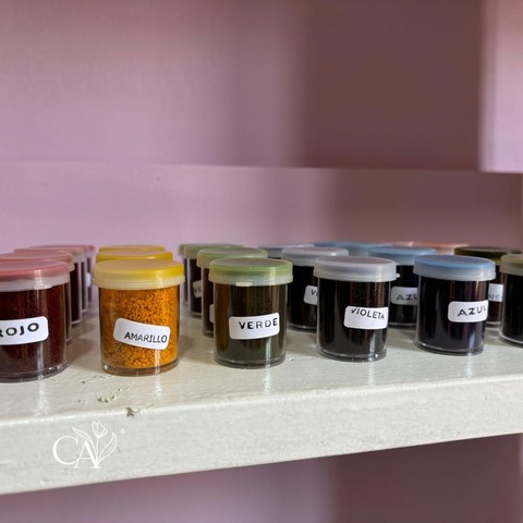 Colorante en polvo para velas