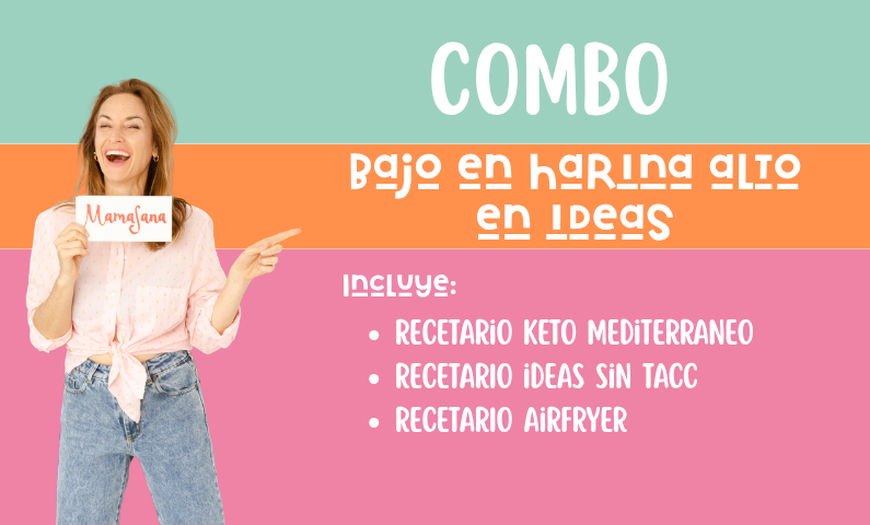 Combo Bajo en Harinas, Alto en Ideas
