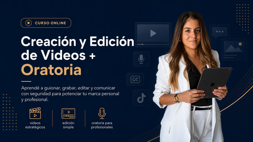 Curso Creación y Edición de Videos + Oratoria 