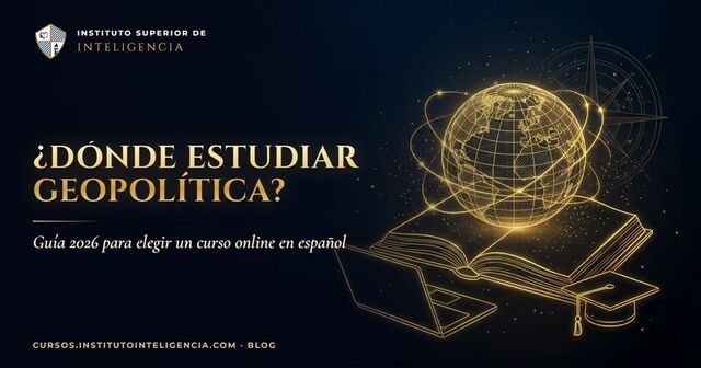 ¿Dónde estudiar geopolítica online en español? Guía 2026 para elegir