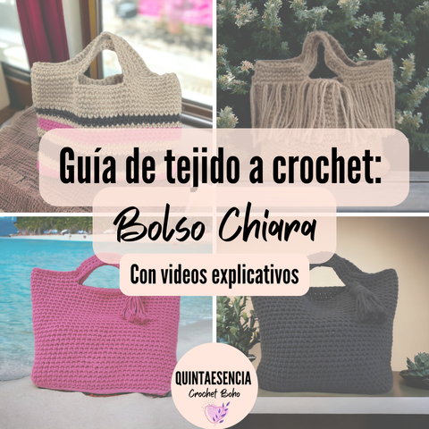 Guía de tejido a crochet: bolso Chiara