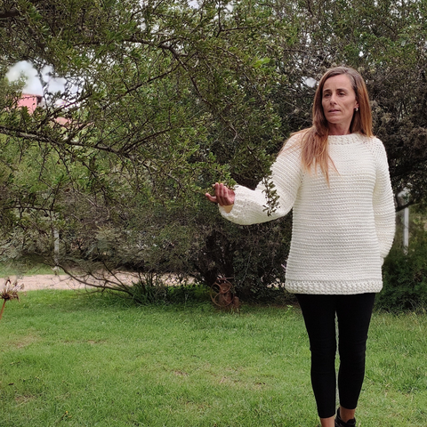 Curso de Tejido a Crochet Sweater Anika