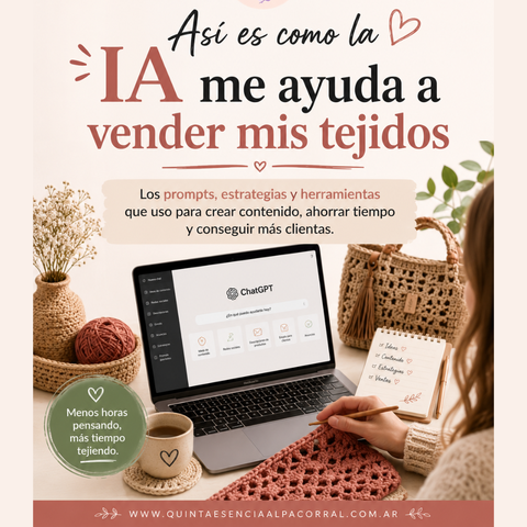 Vendé tus tejidos con ayuda de ChatGPT