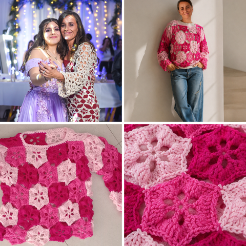 Guía de tejido a crochet VX Cata: para tejer este sweater o vestido paso a paso 💗