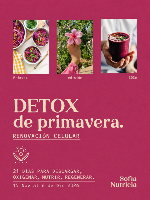 DETOX PRIMAVERA + Renovación Celular