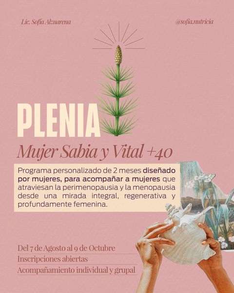 PLENIA - Mujer Sabia y Vital +40