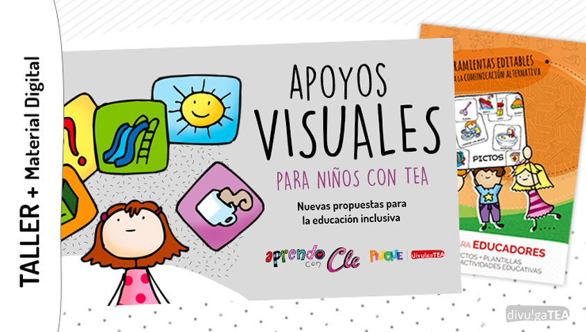 Taller Apoyos Visuales para niños con TEA + Colección de Pictos
