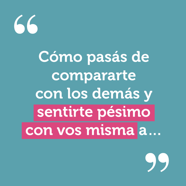 Sentirte pésimo con voz misma...