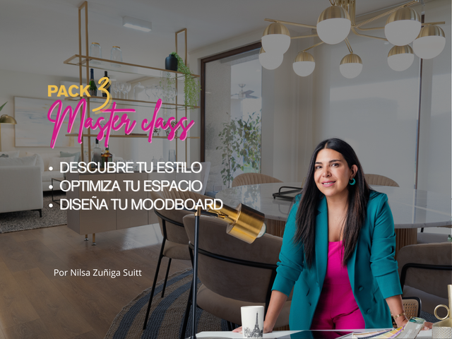 3 Master Class para decorar tus espacios.