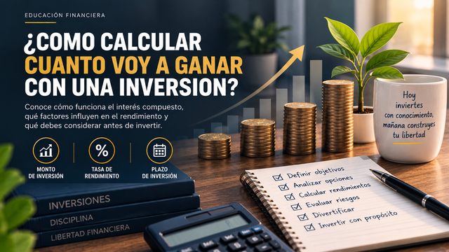 ¿Cómo calcular cuánto voy a ganar con una inversión?