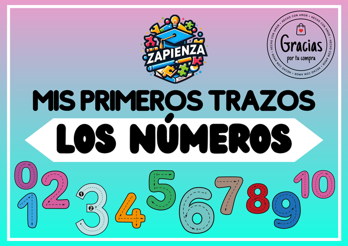 Mis primeros trazos: Los números