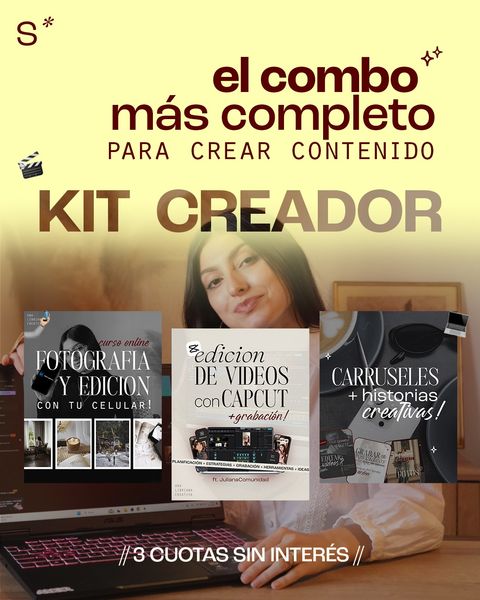 KIT CREADOR: el más completo para crear contenido