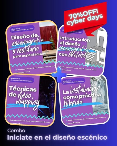 Combo iniciate en el diseño escénico