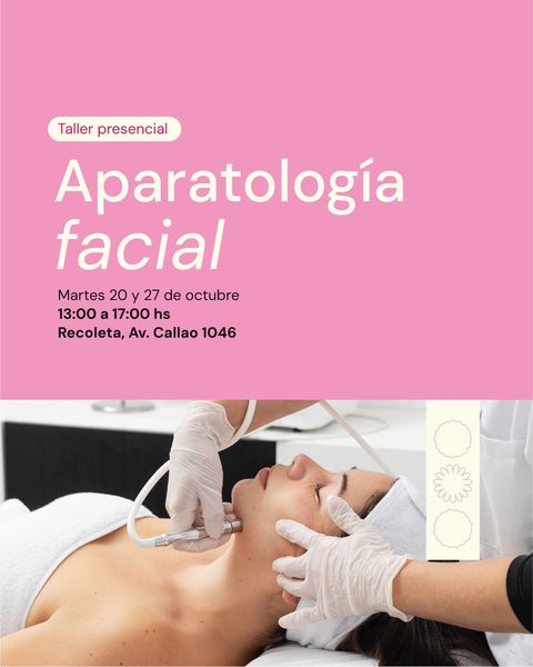 Taller presencial: Aparatología Facial