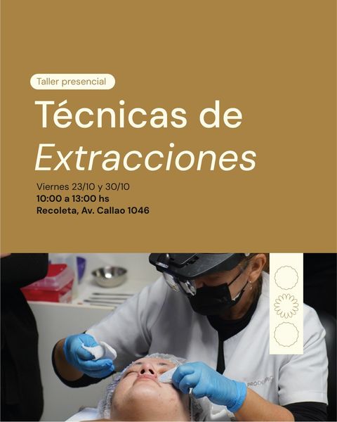 Taller presencial y práctico: Técnicas de Extracciones