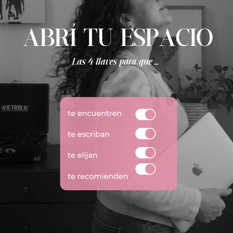ABRÍ TU ESPACIO