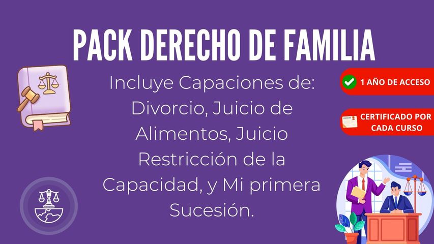 Pack Derecho de Familia