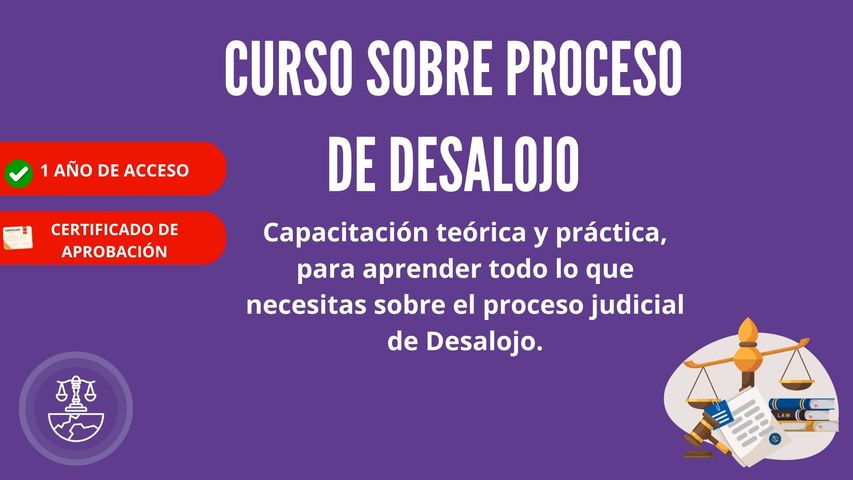 Curso: Juicio de Desalojo