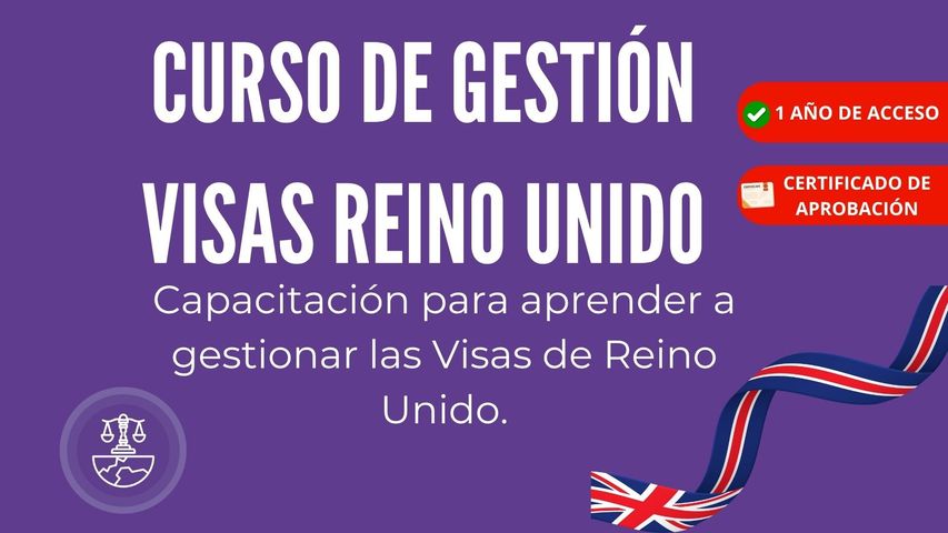 Curso Gestión VISAS Reino Unido 