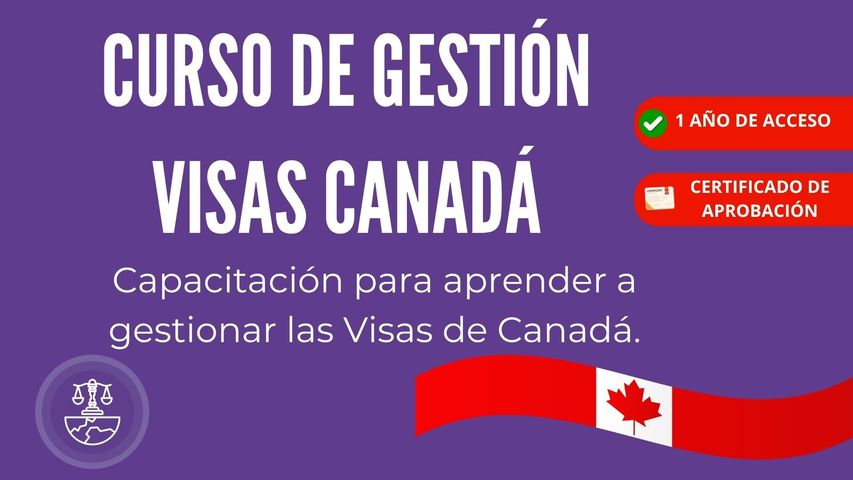 CURSO GESTIÓN VISAS CANADÁ