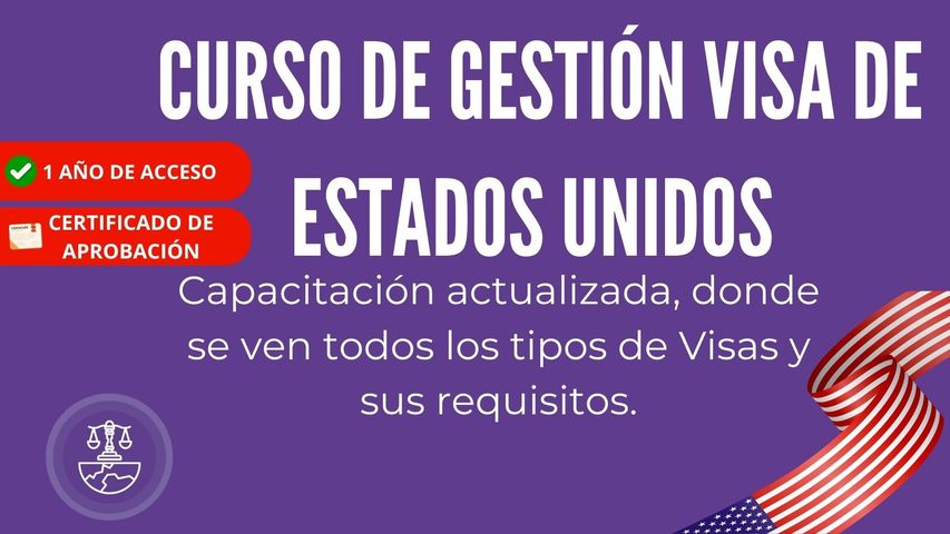 CURSO GESTIÓN VISA EEUU