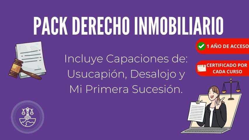 Pack Der. Inmobiliario 