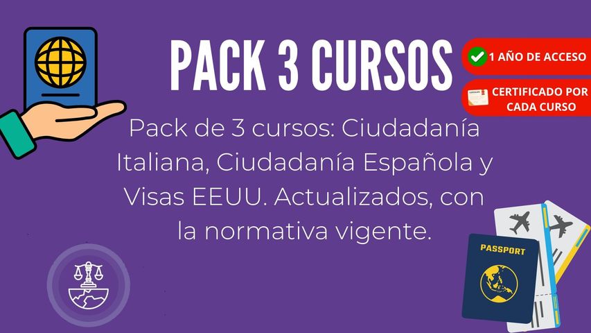 PACK 3 CURSOS