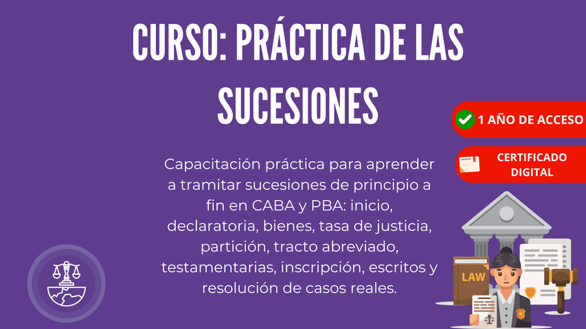 Curso: Práctica de las Sucesiones