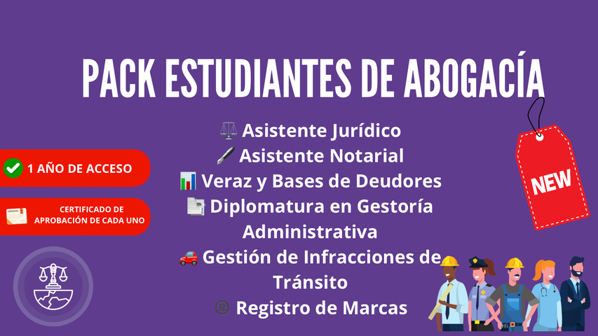 PACK ESTUDIANTES DE ABOGACÍA 