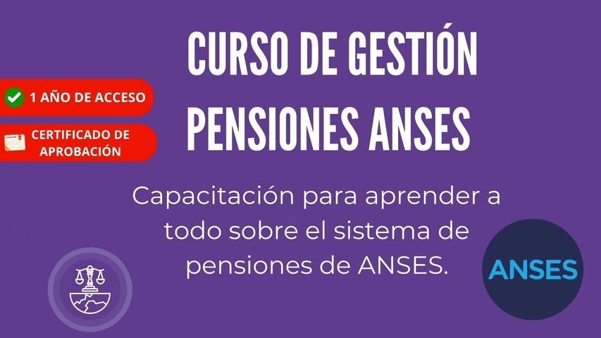 CURSO GESTIÓN PENSIONES ANSES