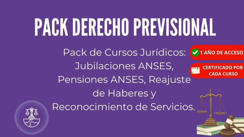 Pack Derecho PREVISIONAL