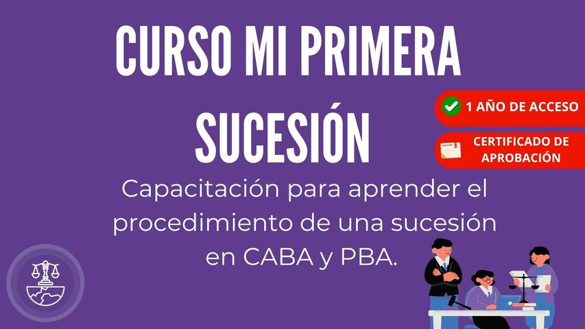CURSO MI PRIMERA SUCESIÓN 
