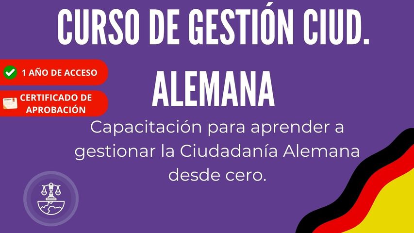 Curso Gestión Ciudadanía Alemana