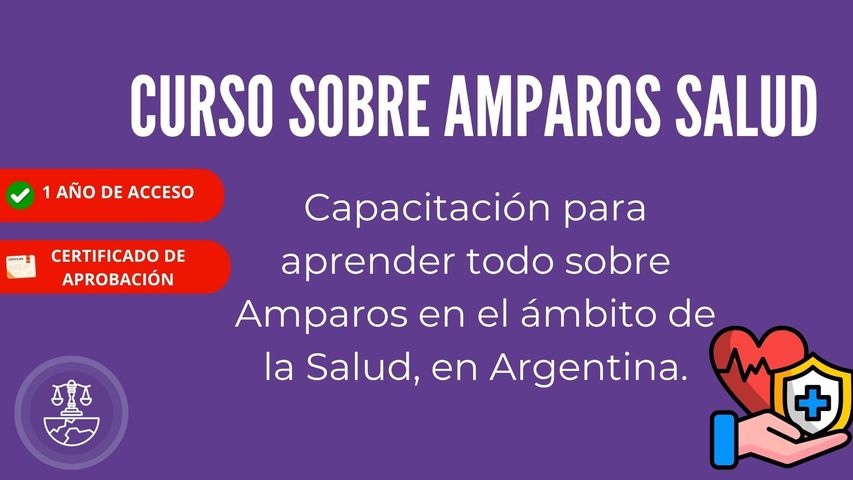 Curso sobre Amparos de salud en Argentina