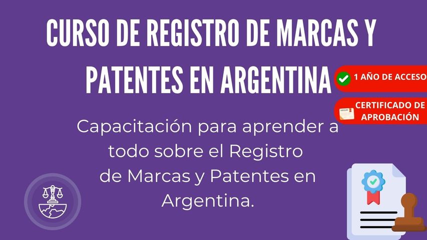 Curso de Registro de Marcas y Patentes en Argentina