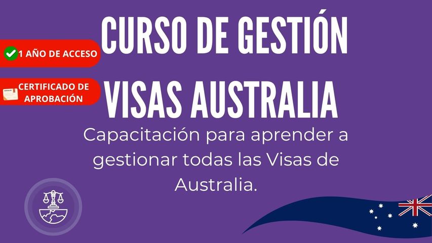 CURSO GESTIÓN VISAS AUSTRALIA