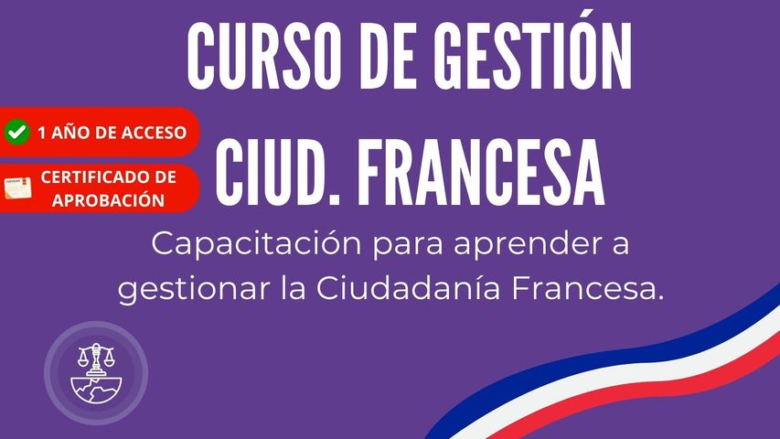 CURSO GESTIÓN CIUDADANÍA FRANCESA