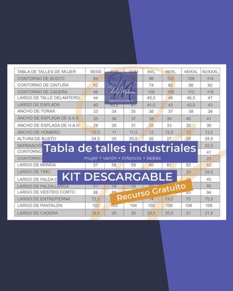 TABLA DE TALLES