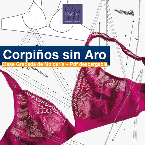Clase Moldería Corpiño sin Arco