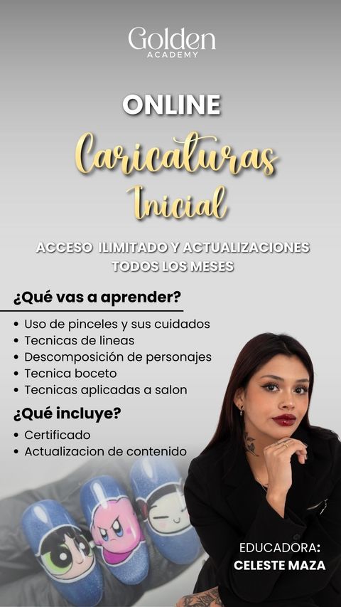 INICIAL: Caricaturas y descomposición de personajes