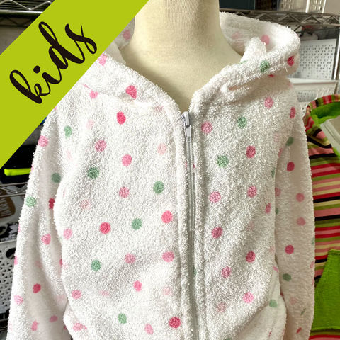 camperita de toalla con capucha para kids